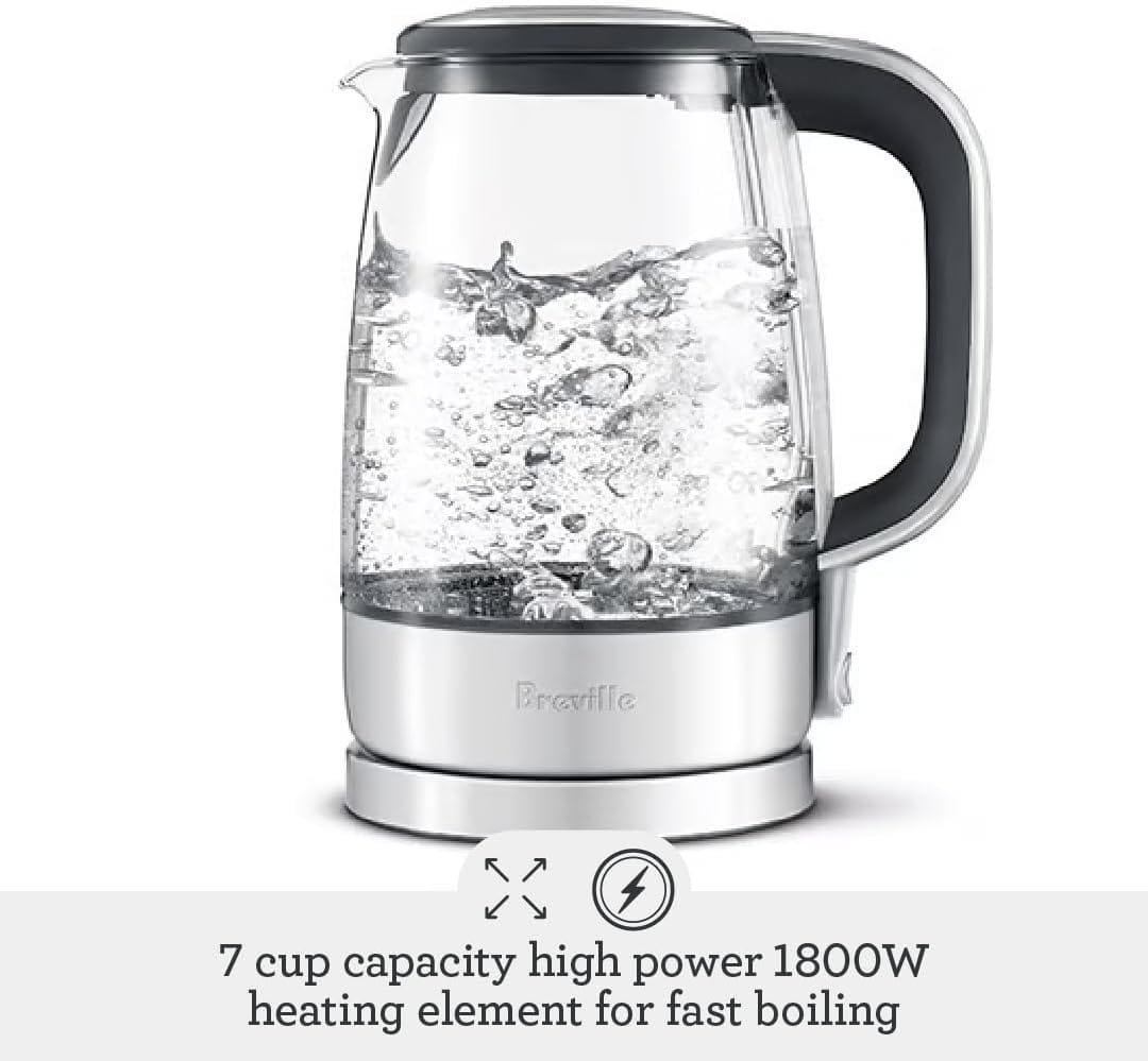 Breville BKE595XL the Crystal Clear Electric Kettle, Glass Breville BKE595XL the Crystal Clear Electric Kettle, Glass