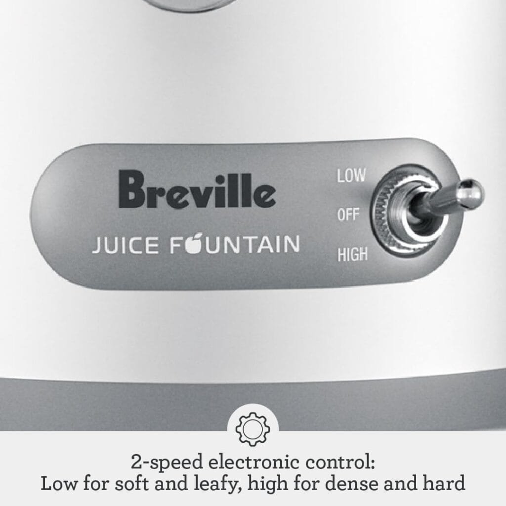 Breville Juice Fountain Plus Juicer, Brushed Stainless Steel, JE98XL Breville Juice Fountain Plus Juicer, Brushed Stainless Steel, JE98XL