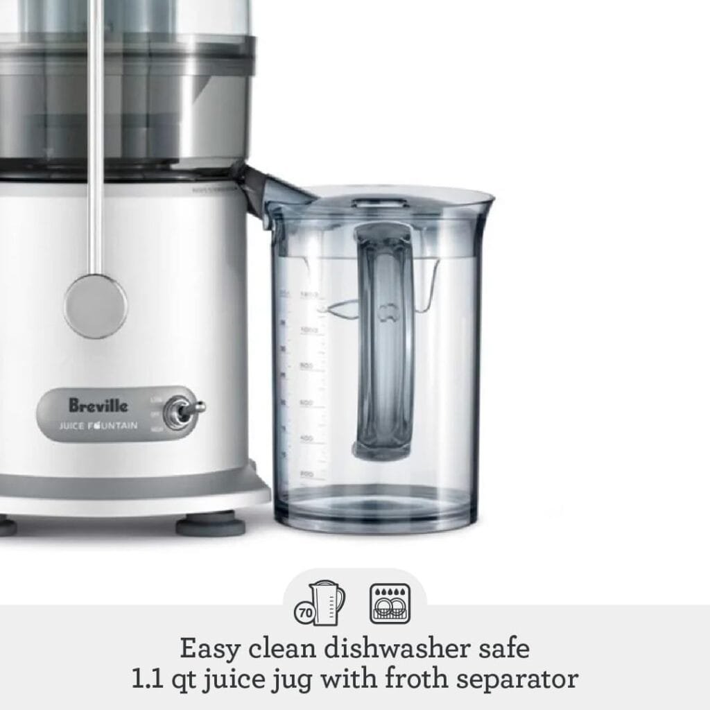 Breville Juice Fountain Plus Juicer, Brushed Stainless Steel, JE98XL Breville Juice Fountain Plus Juicer, Brushed Stainless Steel, JE98XL