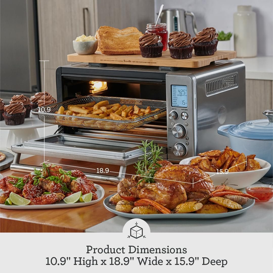 Breville RM-BOV860DBL1BUS1 Smart Oven Air Fryer, Damson Blue (Certified Remanufactured)