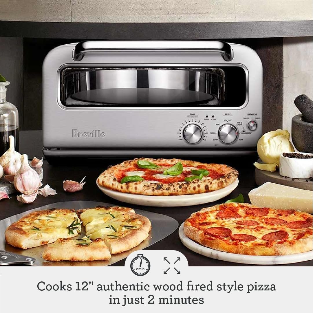 Breville Smart Oven Pizzaiolo Pizza Oven, BPZ820BSS, Brushed Stainless Steel Breville Smart Oven Pizzaiolo Pizza Oven, BPZ820BSS, Brushed Stainless Steel