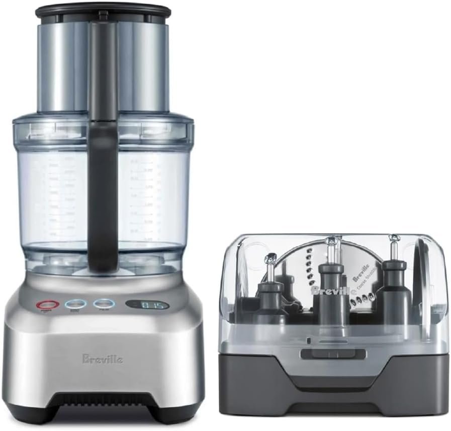 Breville Sous Chef Pro 16 Cup Food Processor, Brushed Stainless Steel, BFP800XL