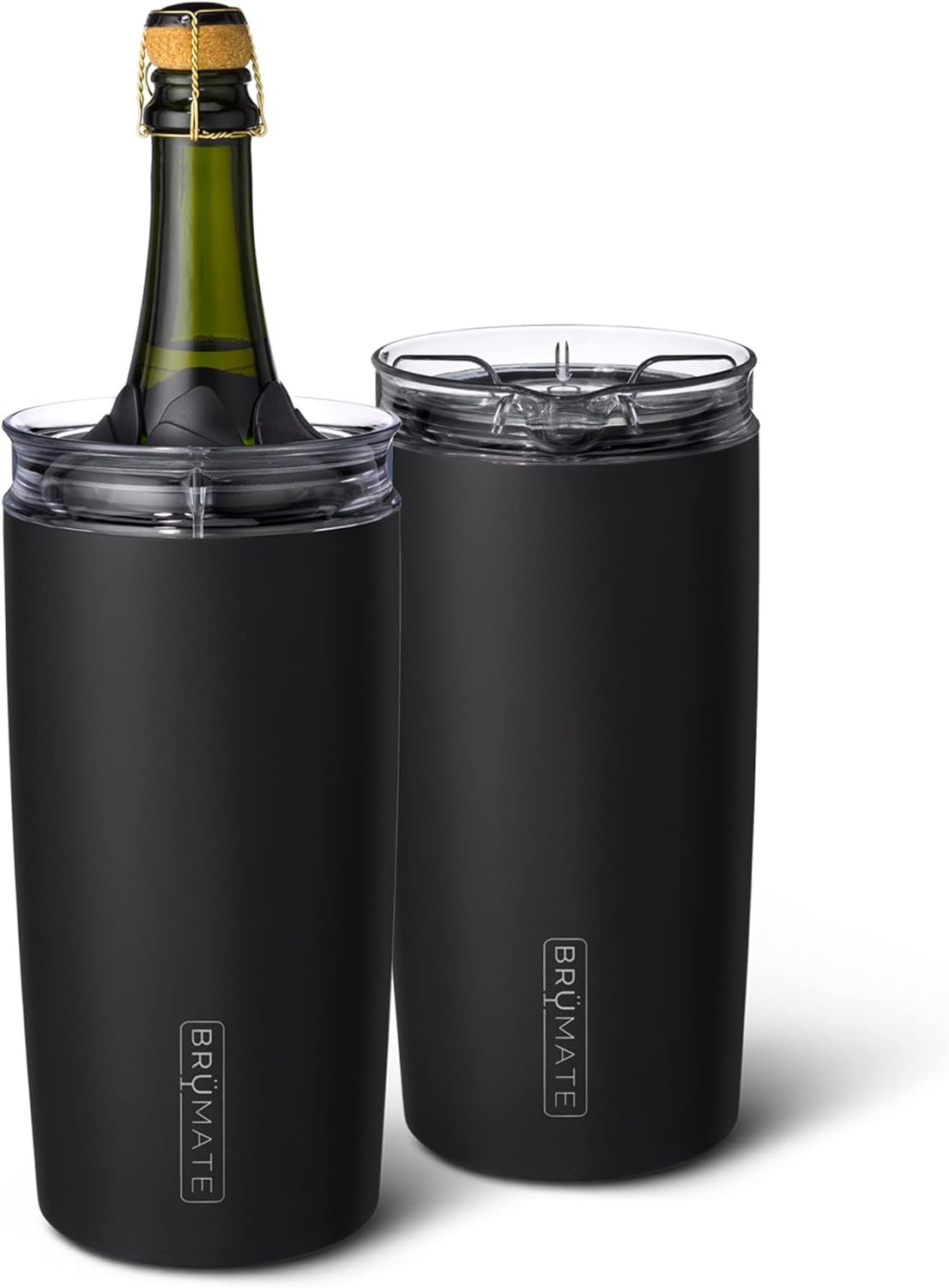 BrüMate Togosa 2-in-1 Wine Chiller Bucket or Champagne Bucket 100% Leakproof Pitcher | Portable Cooler Fits Most Wine, Champagne, Liquor Bottles | Perfect Wine Gifts | 49oz (Matte Black) BrüMate Togosa 2-in-1 Wine Chiller Bucket or Champagne Bucket 100% Leakproof Pitcher | Portable Cooler Fits Most Wine, Champagne, Liquor Bottles | Perfect Wine Gifts | 49oz (Matte Black)