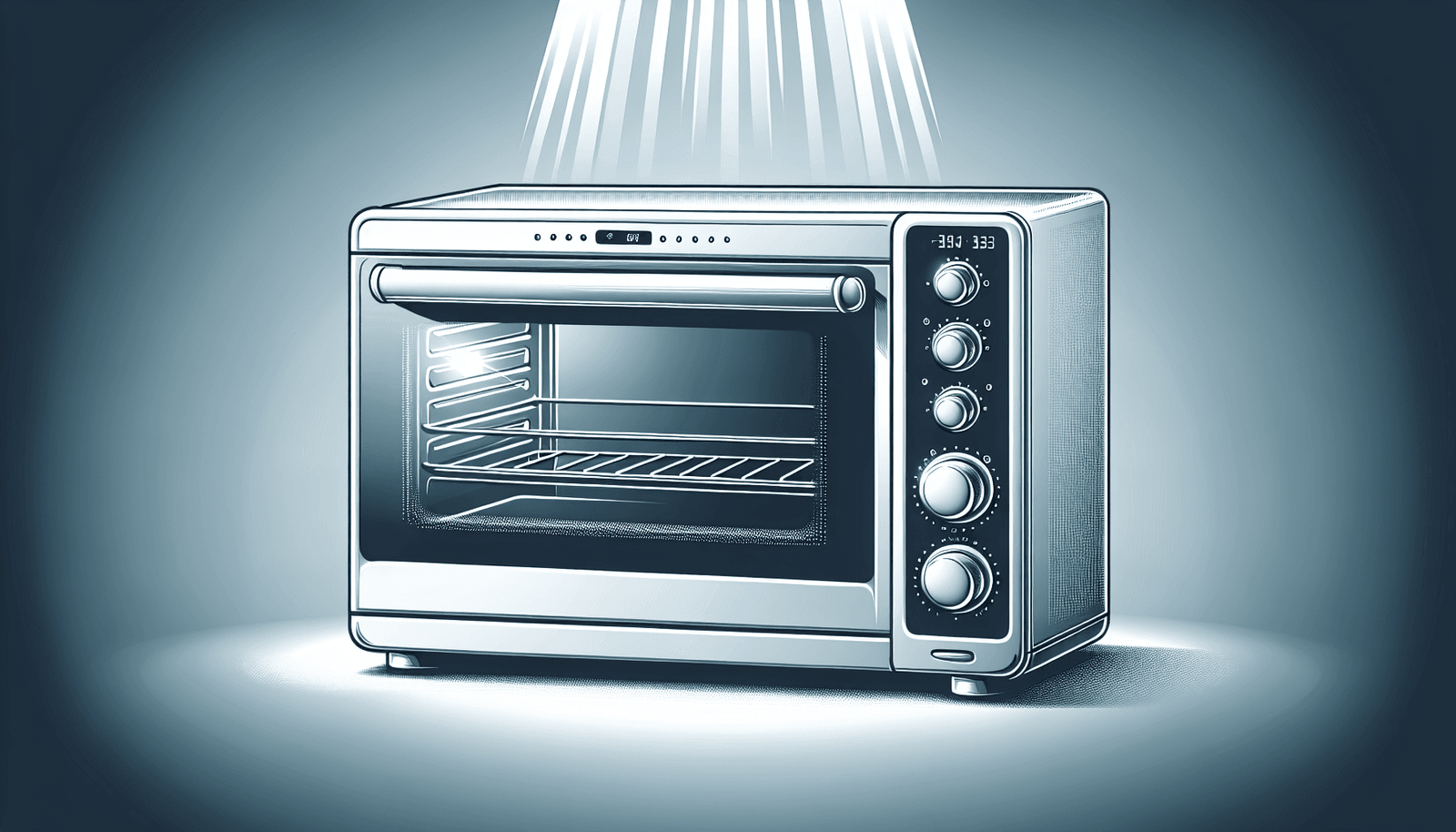 Cadco OV-023 Compact Half Size Convection Oven with Manual Controls, 208-240-Volt/2700-Watt, Stainless/Black, Small