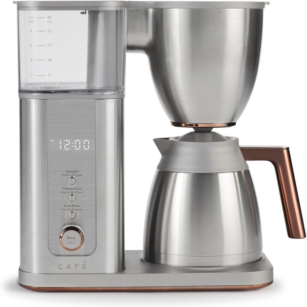 Café Specialty Drip Coffee Maker | 10-Cup Insulated Thermal Carafe | WiFi Enabled Voice-to-Brew Technology | Smart Home Kitchen Essientials | SCA Certified, Barista-Quality Brew | Stainless Steel