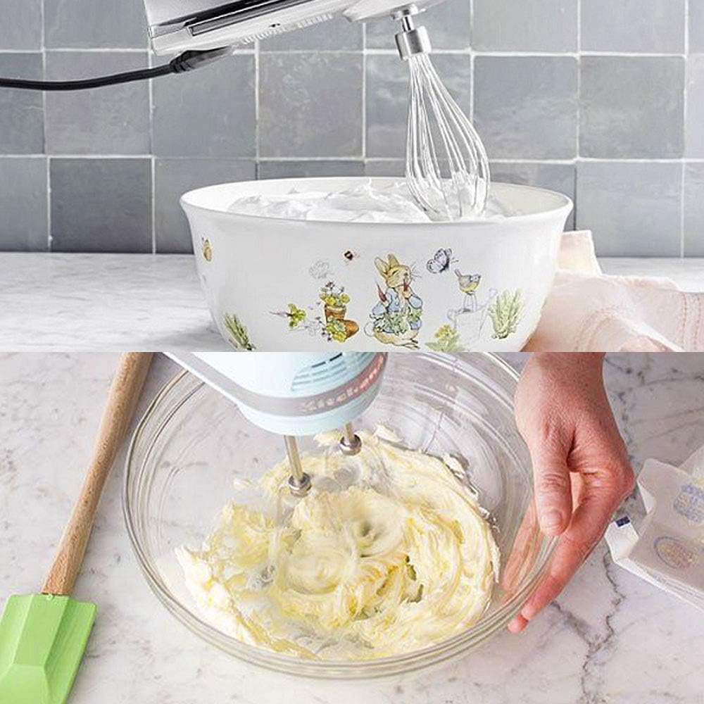 Cenipar W10490648KHMPW- KHM2B W10490648 Hand Mixer Turbo Beaters(2 Pack)  KHMPW Stainless Steel Pro Whisk(2 Pack) Fit for KHM512BM KHMPW KHM2B