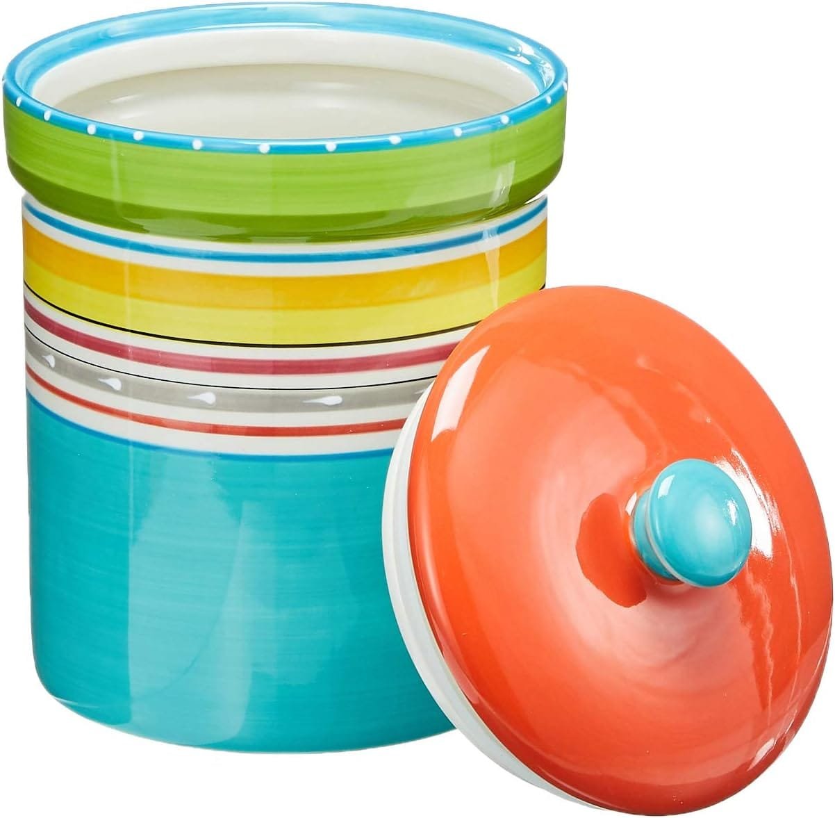 Certified International 4 Piece Mariachi Canister Set, Multicolor
