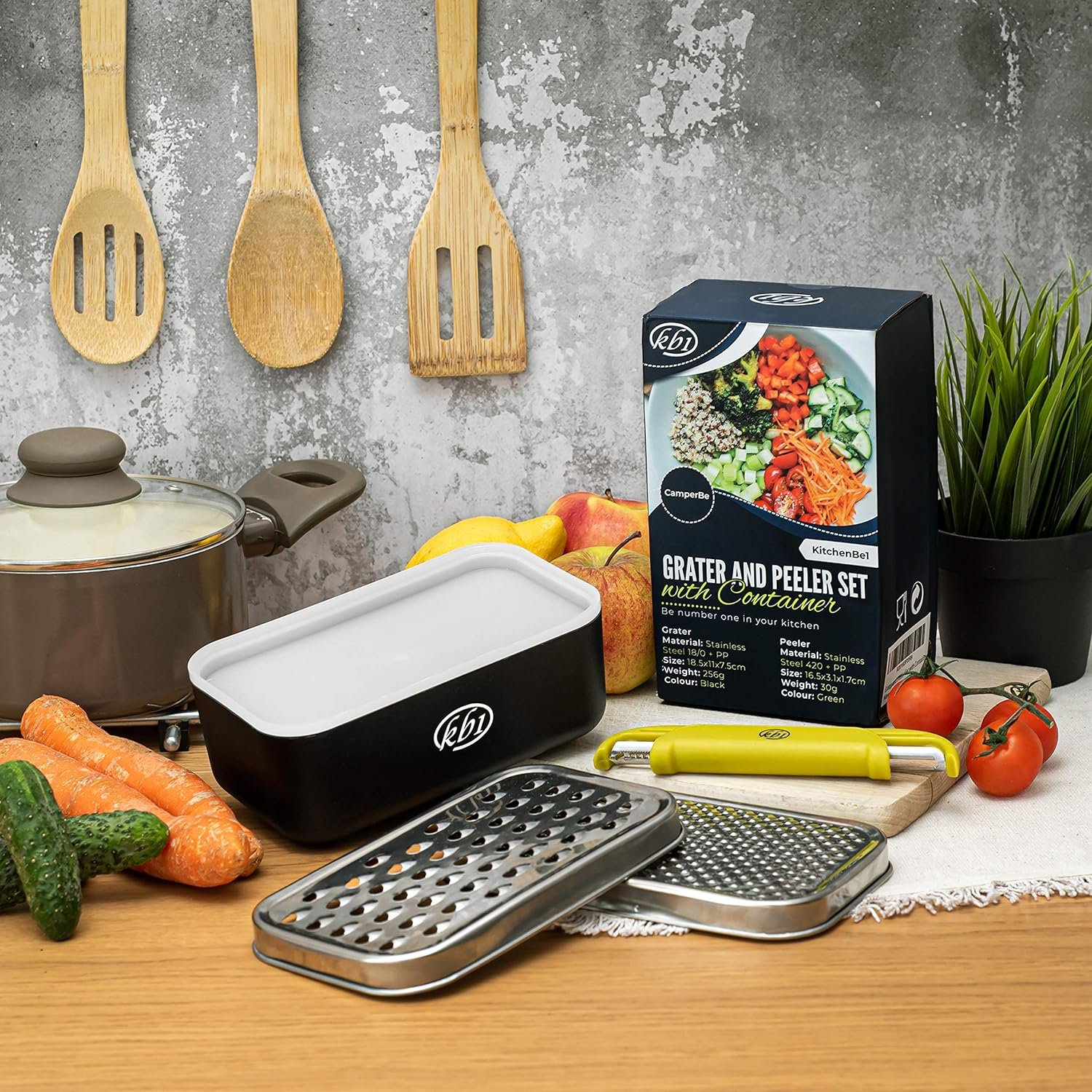 Cheese Grater with Container and Lid Peeler Set - Vegetable Fruit Multi-Function Stainless Steel Kitchen Utensil Kit with Black Food Plastic Storage Stable Box - Hand Chopper Graters Peelers Cheese Grater with Container and Lid Peeler Set - Vegetable Fruit Multi-Function Stainless Steel Kitchen Utensil Kit with Black Food Plastic Storage Stable Box - Hand Chopper Graters Peelers