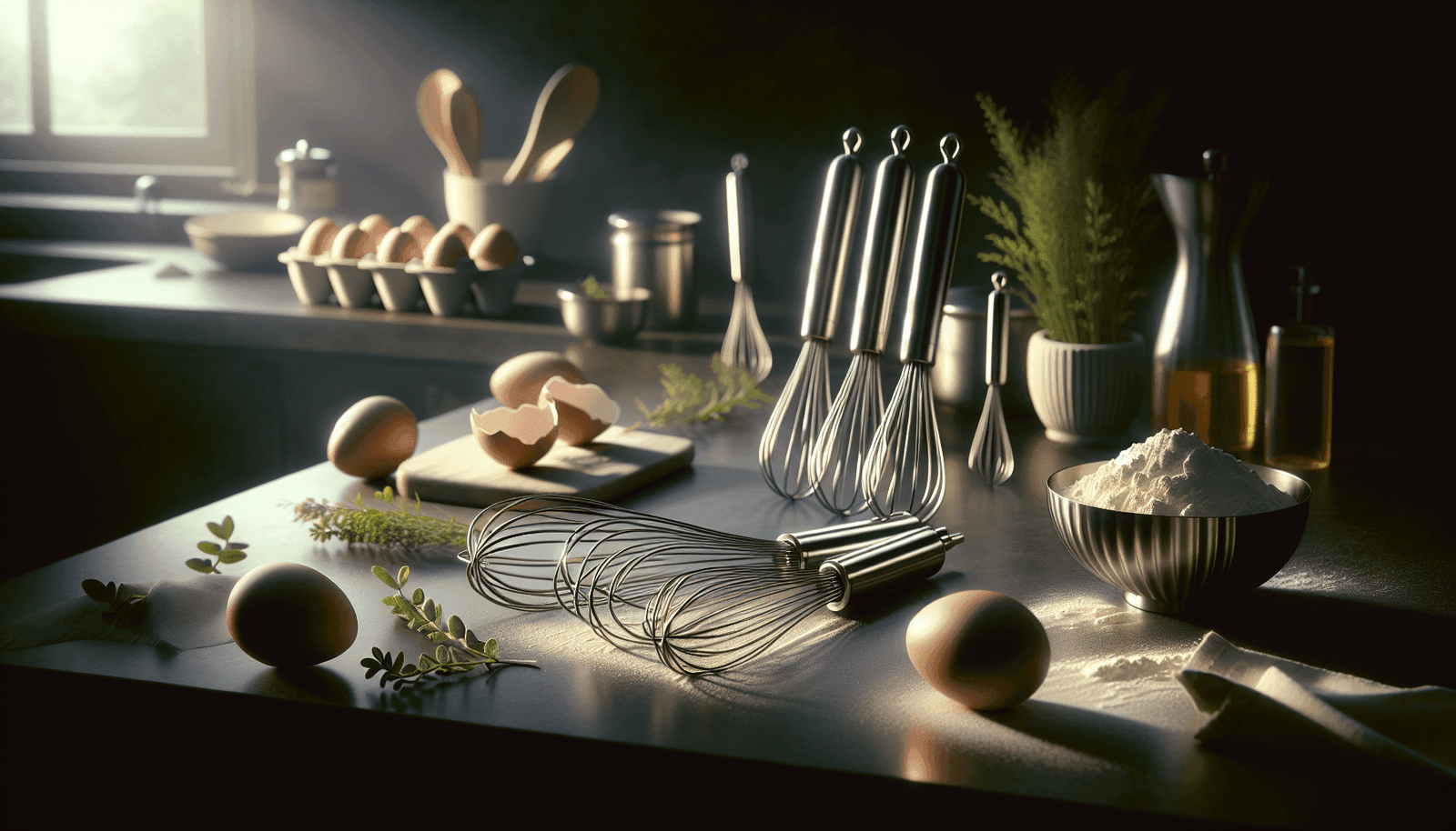 Chef Craft Classic Mini Sturdy Whisk, 5.5, 7, and 9 inch 3 piece set, Chrome