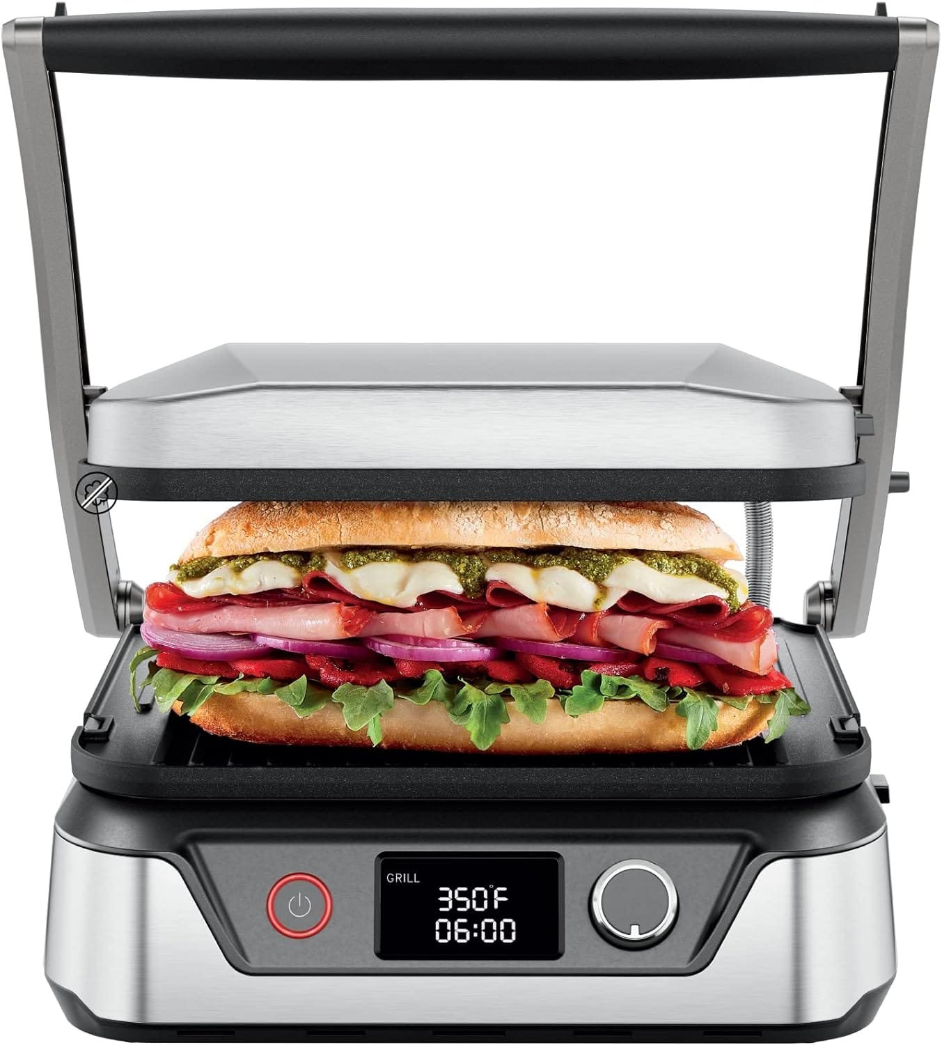 Chefman 5-in-1 Digital Panini Press Grill Sandwich Maker and Griddle Grill Combo with Removable, Reversible Dishwasher-Safe Grilling Plates, Opens 180° for Indoor BBQ or Flat Top Grill Chefman 5-in-1 Digital Panini Press Grill Sandwich Maker and Griddle Grill Combo with Removable, Reversible Dishwasher-Safe Grilling Plates, Opens 180° for Indoor BBQ or Flat Top Grill