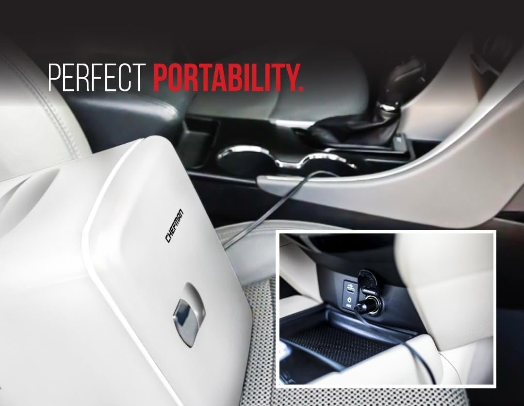 Chefman - Iceman Mini Portable Black Personal Fridge Cools Or Heats and Provides Compact Storage For Skincare, Snacks, Or 6 12oz Cans W/A Lightweight 4-liter Capacity To Take On The Go Chefman - Iceman Mini Portable Black Personal Fridge Cools Or Heats and Provides Compact Storage For Skincare, Snacks, Or 6 12oz Cans W/A Lightweight 4-liter Capacity To Take On The Go