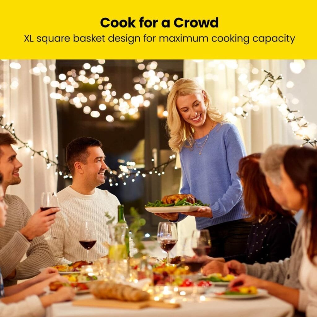 Chefman TurboFry Touch Air Fryer, Large 5-Quart Family Size, One Touch Digital Control Presets, French Fries, Chicken, Meat, Fish, Nonstick Dishwasher-Safe Parts, Automatic Shutoff, Stainless Steel Chefman TurboFry Touch Air Fryer, Large 5-Quart Family Size, One Touch Digital Control Presets, French Fries, Chicken, Meat, Fish, Nonstick Dishwasher-Safe Parts, Automatic Shutoff, Stainless Steel