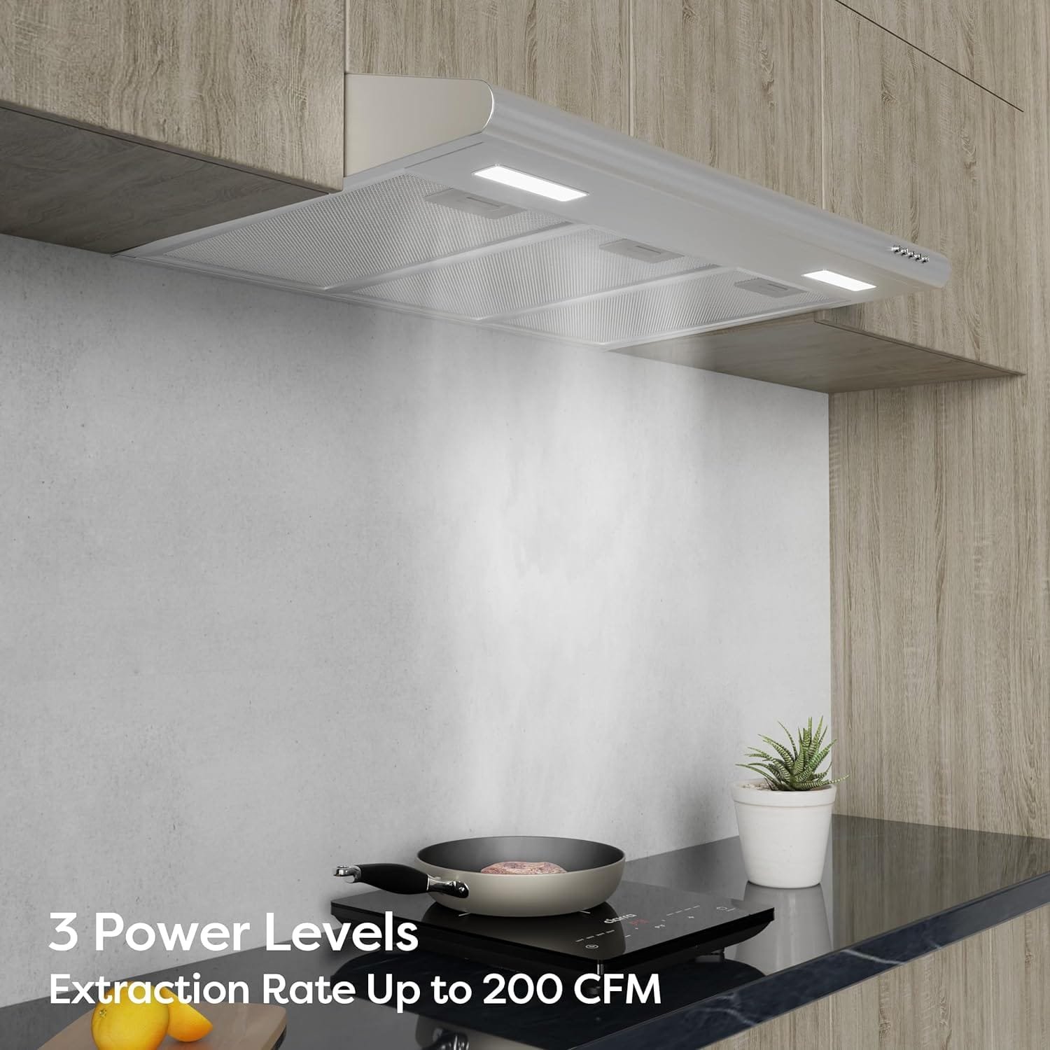 CIARRA Ductless Range Hood 30 inch Under Cabinet Hood Vent for Kitchen Ducted and Ductless Convertible CAS75918A CIARRA Ductless Range Hood 30 inch Under Cabinet Hood Vent for Kitchen Ducted and Ductless Convertible CAS75918A