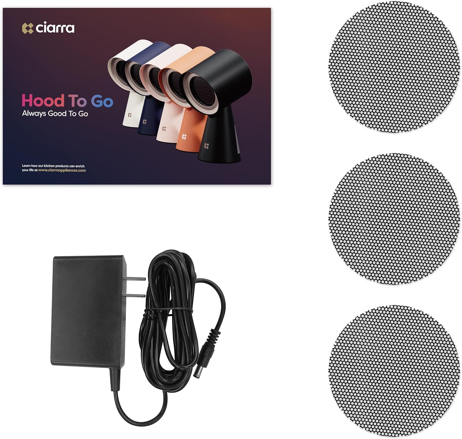 CIARRA Portable Range Hood, Desktop Range Hood with 2 Speed Exhaust Fan, Detachable Aluminum Filter, Large Oil Collection Cup, Portable Kitchen Exhaust Fan for Indoor BBQ, Hot Pot CIARRA Portable Range Hood, Desktop Range Hood with 2 Speed Exhaust Fan, Detachable Aluminum Filter, Large Oil Collection Cup, Portable Kitchen Exhaust Fan for Indoor BBQ, Hot Pot