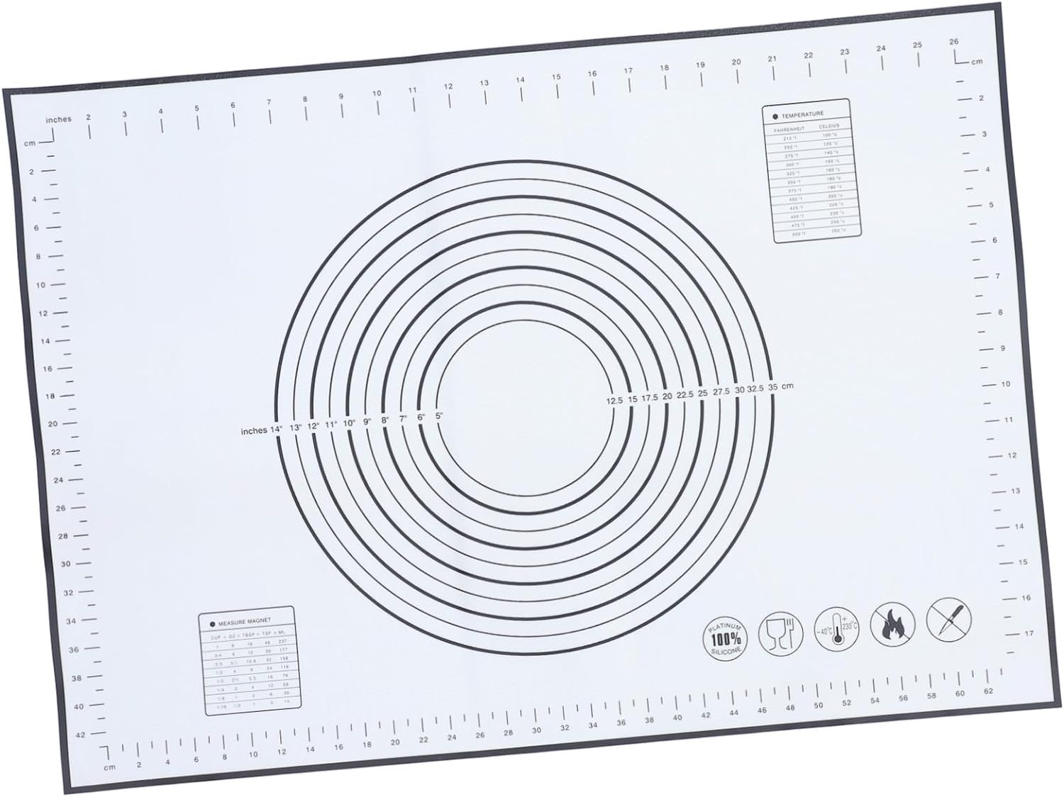 Ciieeo 1pc Silicone Baking Mat Baking Pans for Oven Kneading Mat Baking Trays for Oven Non Stick Silicon Liner Baking Dishes for Oven Bun Mat Chopping Board Nonstick