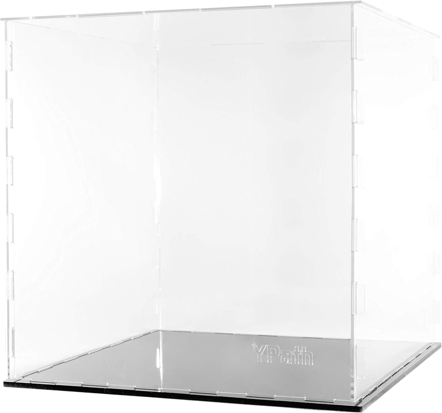 Clear Acrylic Display Case-Assemble Countertop Box for Display-Clear Display Box,Dustproof Protection Showcase for Toy Collectibles (6x6x10inch)