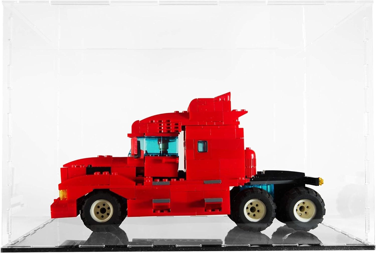 Clear Acrylic Display Case-Assemble Countertop Box for Display-Clear Display Box,Dustproof Protection Showcase for Toy Collectibles (6x6x10inch)