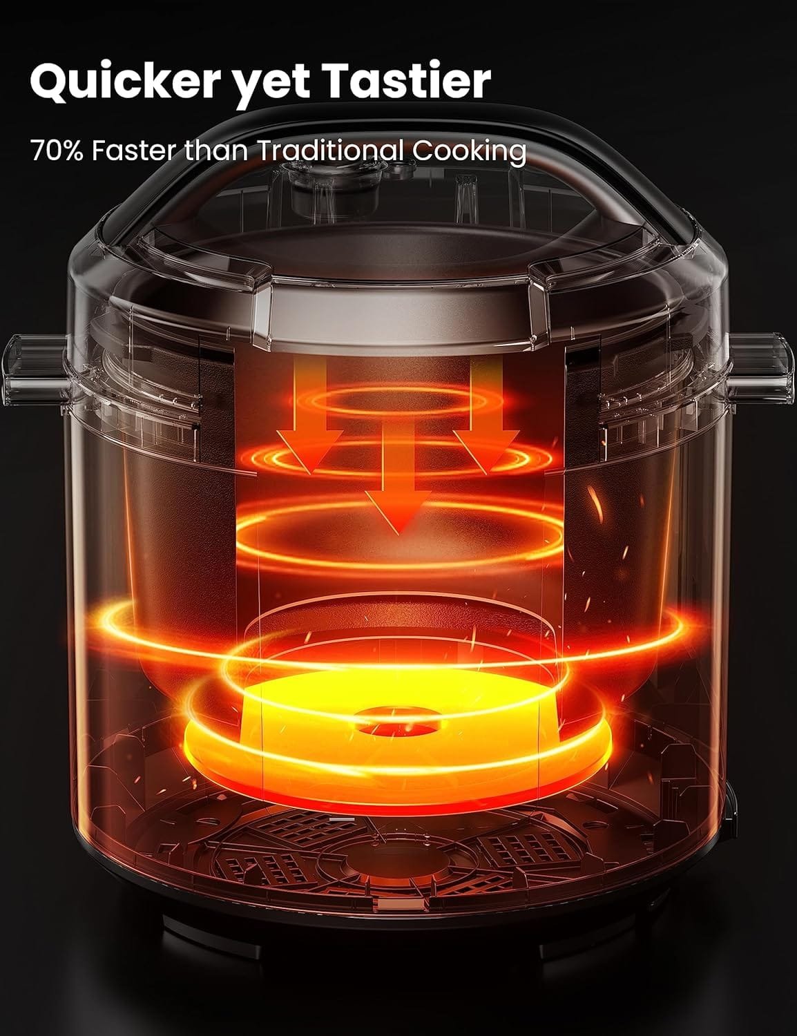 COMFEE’ 9-in-1 Electric Pressure Cooker 14 Presets Instant Multi Cooker Olla de Presion Non-Stick Pot Yogurt Maker Rice Cooker Slow Cooker Sauté Steamer 6 Quarts Black, Aluminum COMFEE’ 9-in-1 Electric Pressure Cooker 14 Presets Instant Multi Cooker Olla de Presion Non-Stick Pot Yogurt Maker Rice Cooker Slow Cooker Sauté Steamer 6 Quarts Black, Aluminum