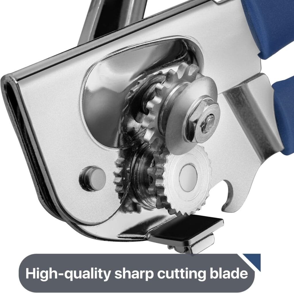 Commercial Can Opener, UHIYEE Hand Crank Can Opener Manual Heavy Duty with Comfortable Extra-long Handles, Oversized Knob, Large Handheld Can Opener Easy for Big Cans, Black Commercial Can Opener, UHIYEE Hand Crank Can Opener Manual Heavy Duty with Comfortable Extra-long Handles, Oversized Knob, Large Handheld Can Opener Easy for Big Cans, Black