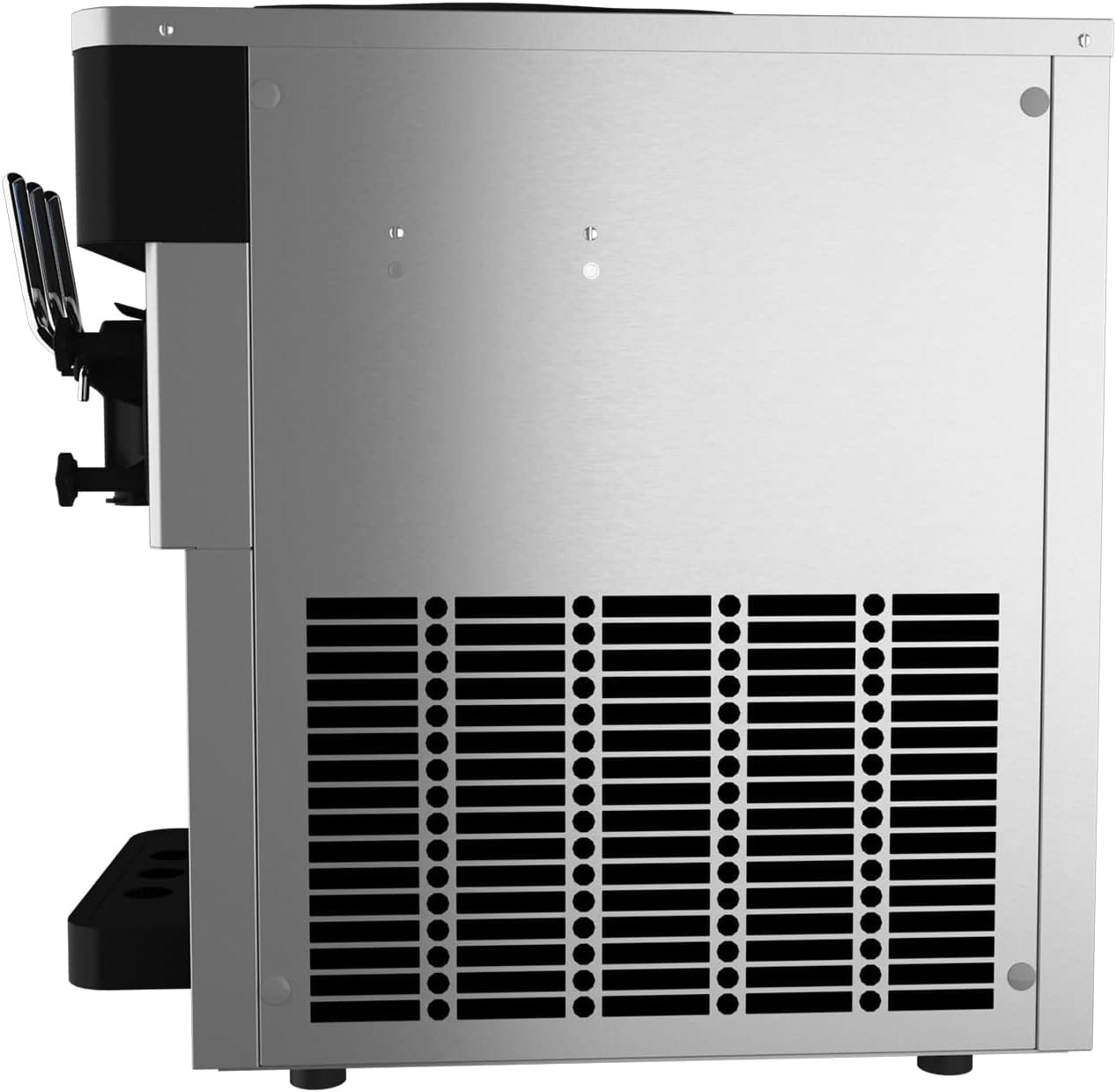 Commercial Ice Cream Maker Machine - 2450W 3 Flavors Soft Serve Ice Cream Machine 5.3 to 7.4 Gallons Per Hour Auto Clean Touch Screen LED Panel The Ideal Ice Cream Machine for Snack Bars Restaurants