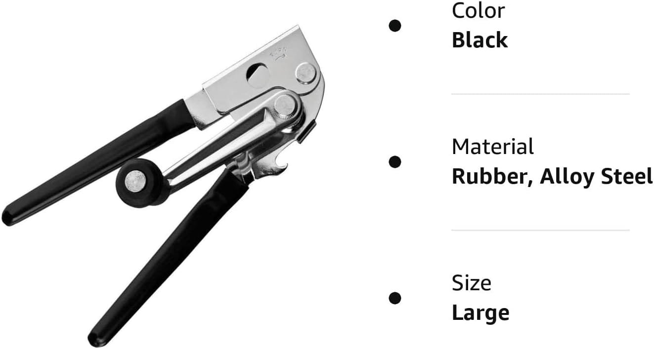Commercial Oneida Easy Crank Can Opener Heavy Duty - Ergonomic Design Commercial Oneida Easy Crank Can Opener Heavy Duty - Ergonomic Design