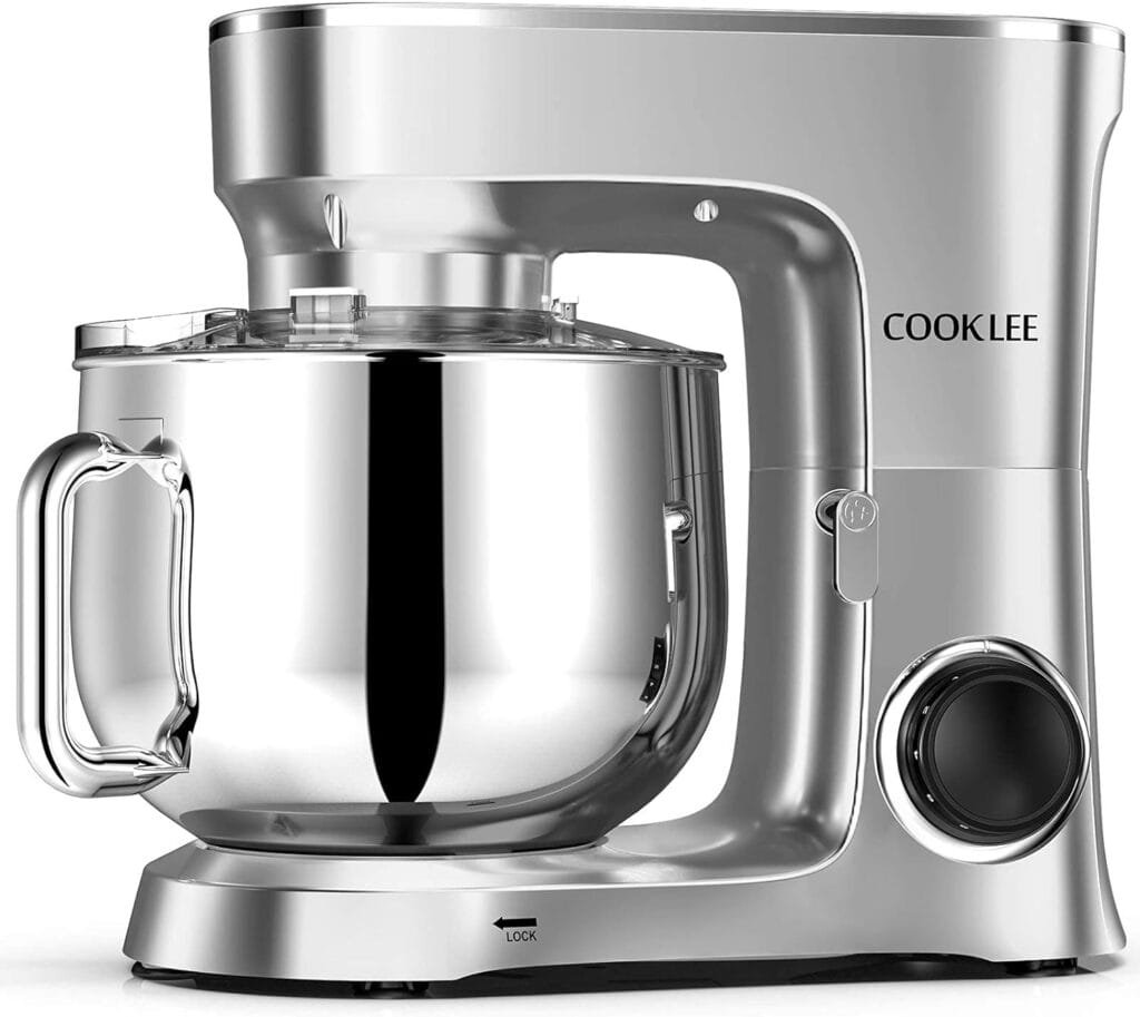 COOKLEE Stand Mixer, 9.5 Qt. 660W 10-Speed Electric Kitchen Mixer with Dishwasher-Safe Dough Hooks, Flat Beaters, Wire Whip Pouring Shield Attachments for Most Home Cooks,SM-1551,Black COOKLEE Stand Mixer, 9.5 Qt. 660W 10-Speed Electric Kitchen Mixer with Dishwasher-Safe Dough Hooks, Flat Beaters, Wire Whip Pouring Shield Attachments for Most Home Cooks,SM-1551,Black