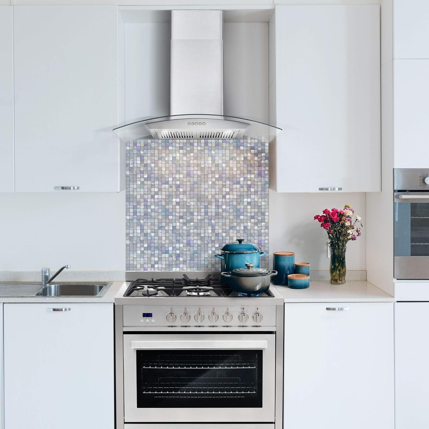 COSMO COS-668AS750 30 in. Wall Mount Range Hood with 380 CFM, Curved Glass, Ducted Convertible Ductless (additional filters needed, not included), 3 Speeds, Permanent Filters in Stainless Steel COSMO COS-668AS750 30 in. Wall Mount Range Hood with 380 CFM, Curved Glass, Ducted Convertible Ductless (additional filters needed, not included), 3 Speeds, Permanent Filters in Stainless Steel