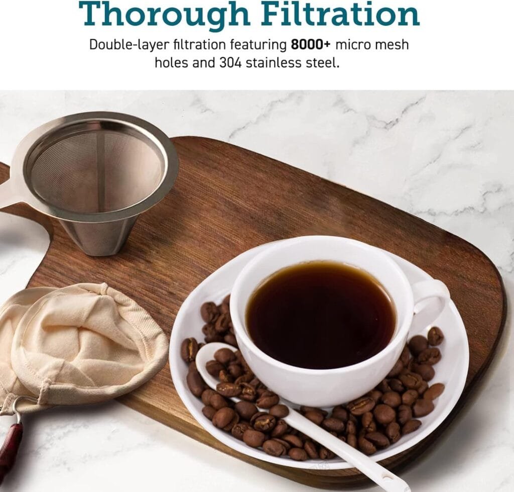 COSORI Electric Gooseneck Kettle with 5 Temperature Control Presets, Pour Over Kettle for Coffee  Tea, Hot Water Boiler, 100% Stainless Steel Inner Lid  Bottom, 1200W/0.8L