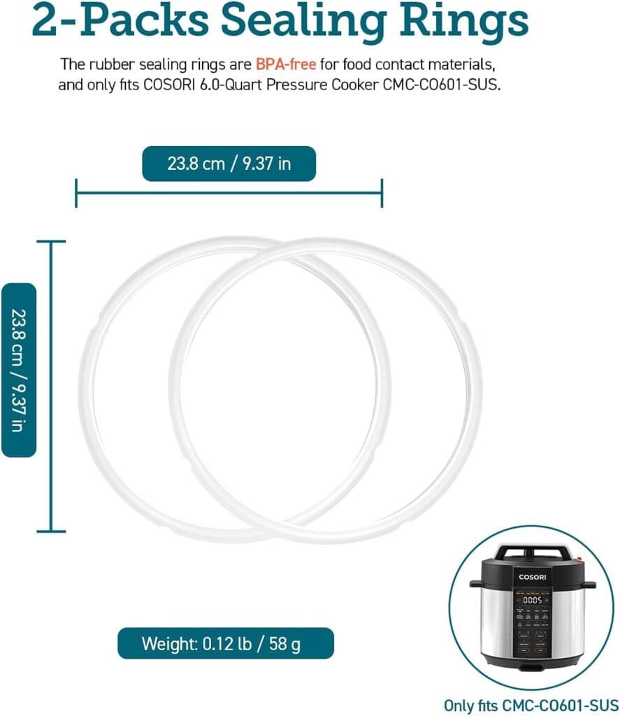 COSORI Electric Pressure Cooker 6 Quart, 9-in-1 Instant Multi Cooker, 13 Presets, Rice Slow Sauté Pot, Sous Vide, Sterilizer, Recipes, 1100W, Stainless Steel, Olla de Presion Electrica Multiuso