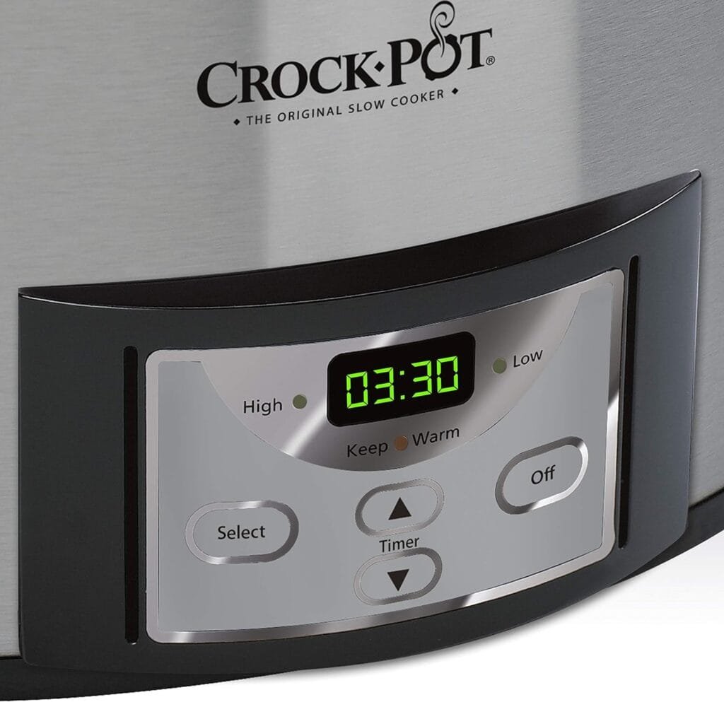 Crock-Pot 6 Quart Cook Carry Programmable Slow Cooker with Digital Timer, Stainless Steel (CPSCVC60LL-S) Crock-Pot 6 Quart Cook Carry Programmable Slow Cooker with Digital Timer, Stainless Steel (CPSCVC60LL-S)