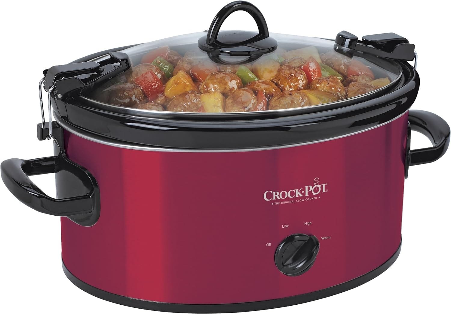 Crock-Pot Cook and Carry 6 Quart Manual Portable Slow Cooker and Food Warmer, Stainless (SCCPVL600-S)