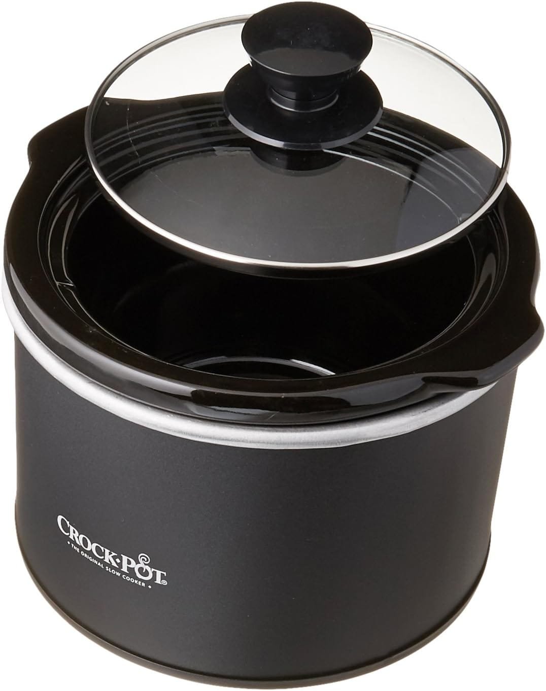 crock-pot-mini-15-quart-round-manual-slow-cooker-black-scr151 - Cooking Appliance World