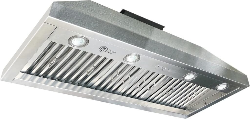 CT Copper Tailor Built-in Range Hood Insert Vent 48 Inch, 1150 CFM with 4-Speed Fan, LED Light, Dishwasher-safe Baffle Filter,Stainless Steel CT Copper Tailor Built-in Range Hood Insert Vent 48 Inch, 1150 CFM with 4-Speed Fan, LED Light, Dishwasher-safe Baffle Filter,Stainless Steel
