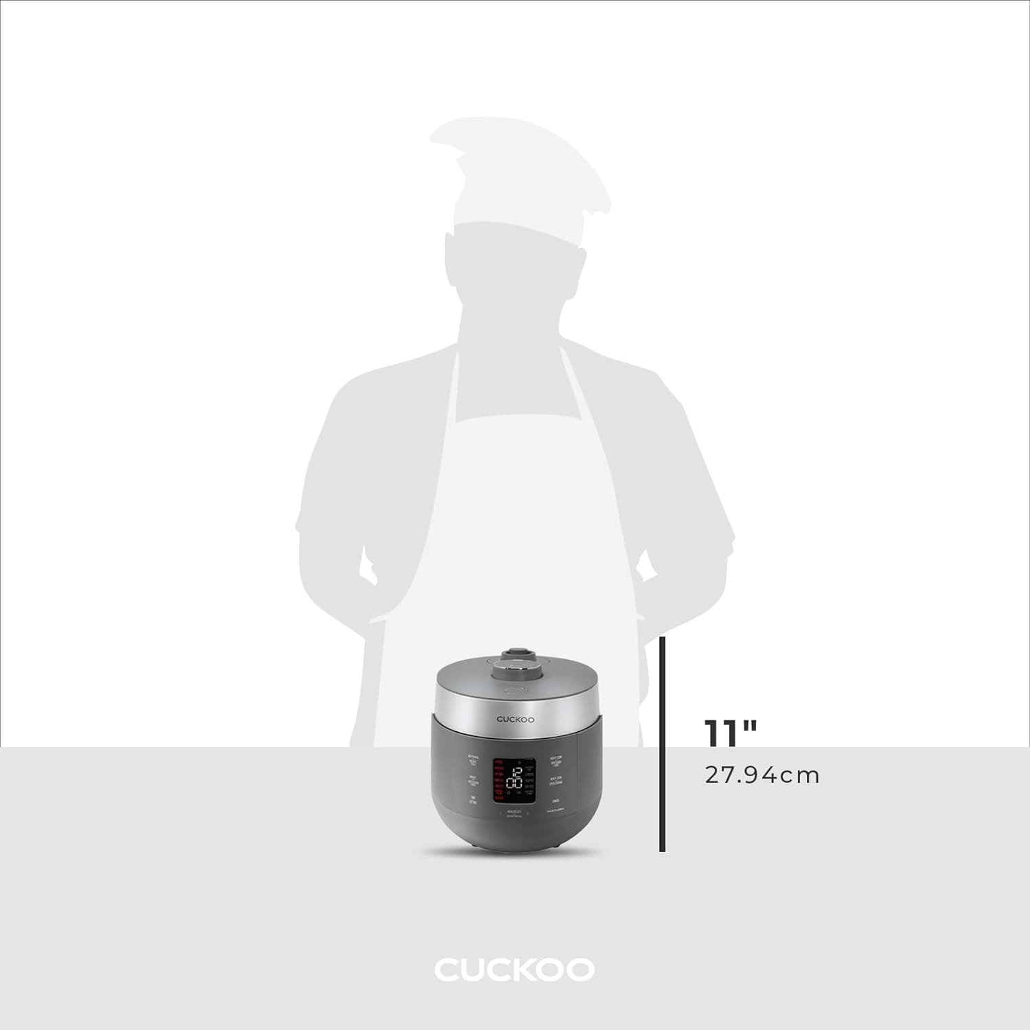 CUCKOO CRP-ST0609F | 6-Cup/1.5-Quart (Uncooked) Twin Pressure Rice Cooker  Warmer | 12 Menu Options: High/Non-Pressure Steam  More, Made in Korea | WHITE (6 CUP)