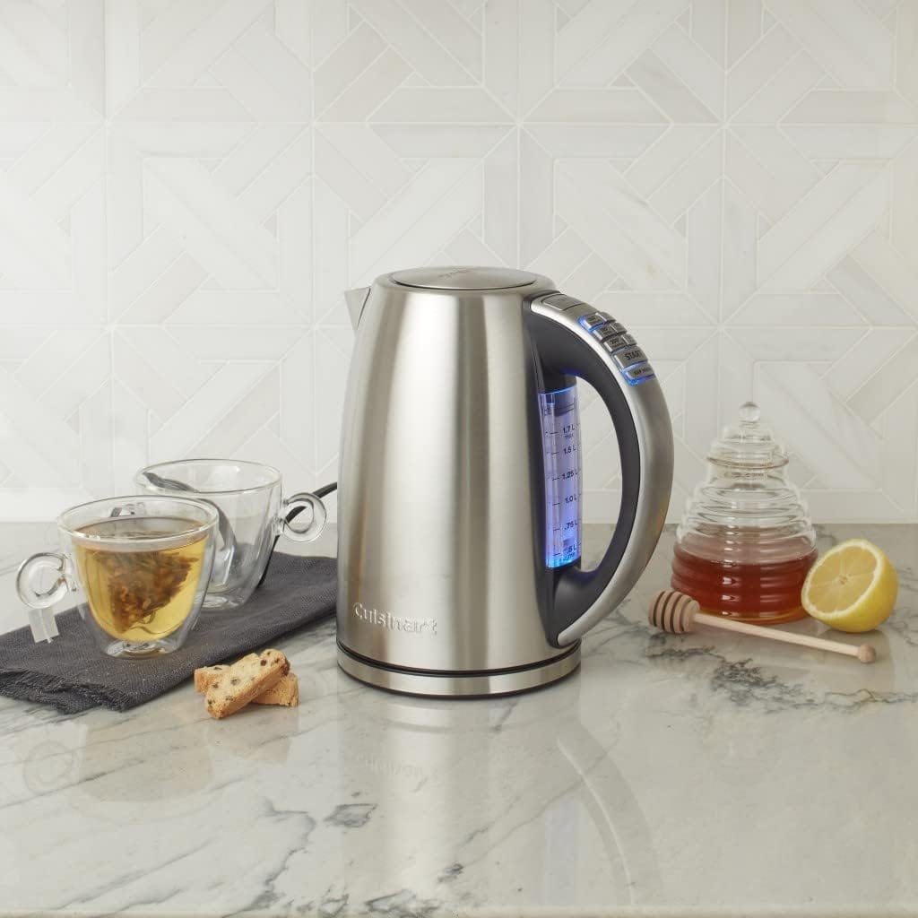 Cuisinart 1.7-Liter Stainless Steel Cordless Electric Kettle with 6 Preset Temperatures