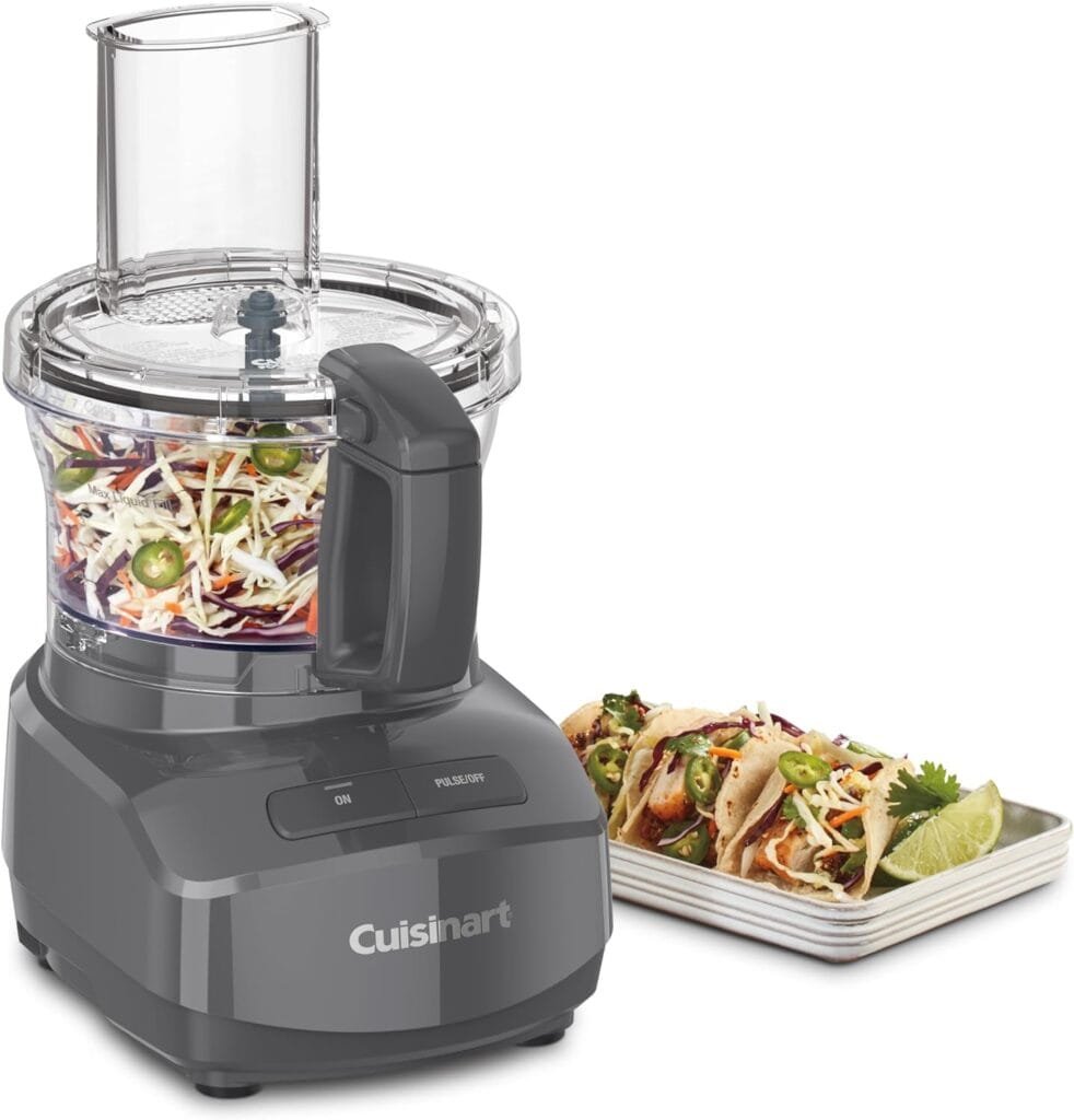 Cuisinart 9-Cup Continuous Feed Food Processor with Fine and Medium Reversible Shredding and Slicing Disc, Universal Blade, Continuous-Feed Attachment, and In-Bowl Storage (White) Cuisinart 9-Cup Continuous Feed Food Processor with Fine and Medium Reversible Shredding and Slicing Disc, Universal Blade, Continuous-Feed Attachment, and In-Bowl Storage (White)