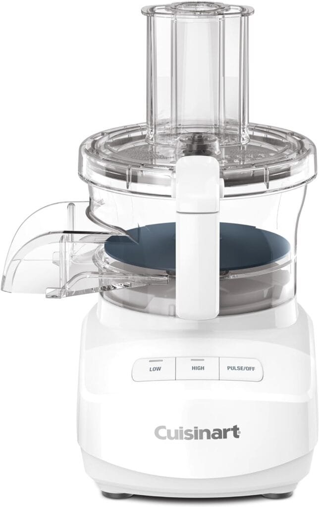 Cuisinart 9-Cup Continuous Feed Food Processor with Fine and Medium Reversible Shredding and Slicing Disc, Universal Blade, Continuous-Feed Attachment, and In-Bowl Storage (White) Cuisinart 9-Cup Continuous Feed Food Processor with Fine and Medium Reversible Shredding and Slicing Disc, Universal Blade, Continuous-Feed Attachment, and In-Bowl Storage (White)