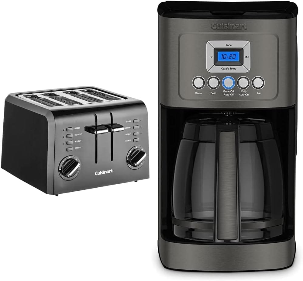 Cuisinart CPT-122BK 2-Slice Compact Plastic Toaster, Black