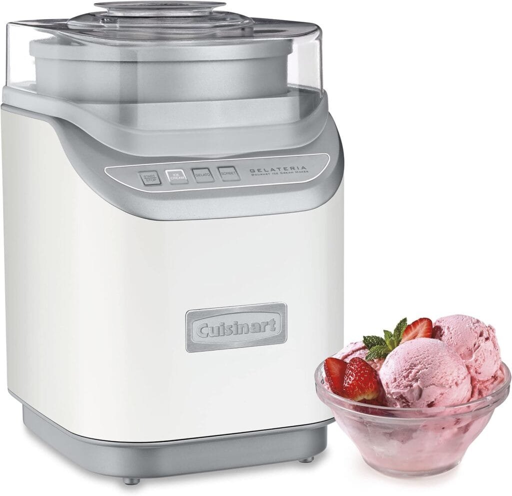 Cuisinart Ice Cream Maker Machine, 2 Quart, Cool Creations Frozen Yogurt, Gelato, Sorbet Maker, LCD Screen and Timer, Stainless Steel, ICE-70P1 Cuisinart Ice Cream Maker Machine, 2 Quart, Cool Creations Frozen Yogurt, Gelato, Sorbet Maker, LCD Screen and Timer, Stainless Steel, ICE-70P1