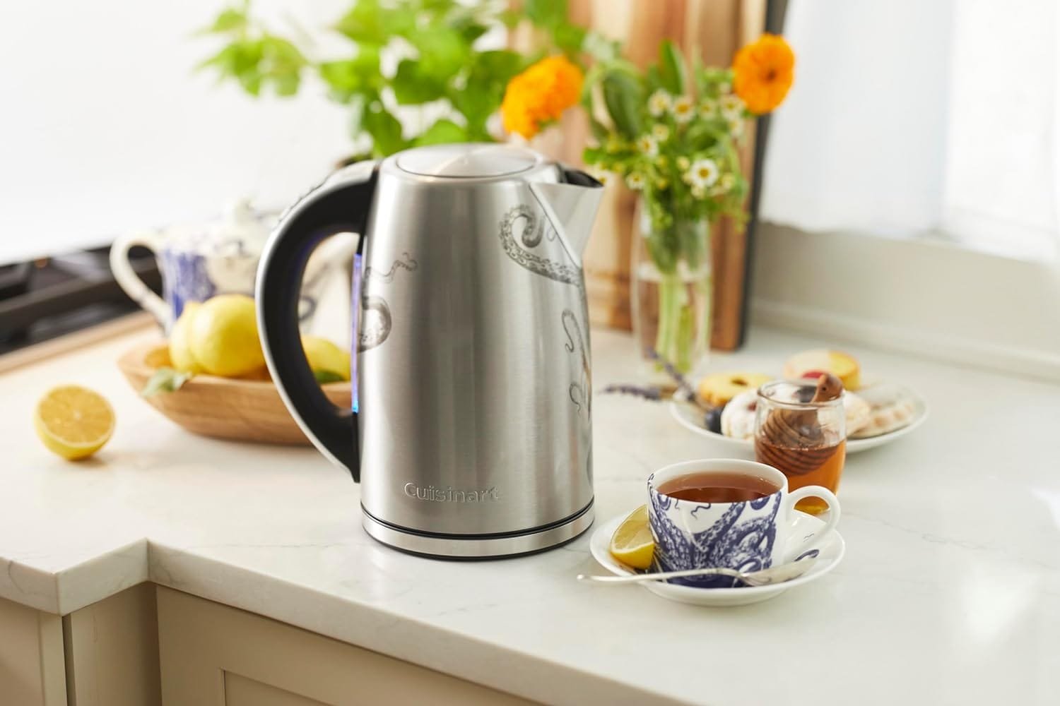 Cuisinart JK-17P1 Cordless-Electric-Kettle, 1.7-Liter, Stainless Steel