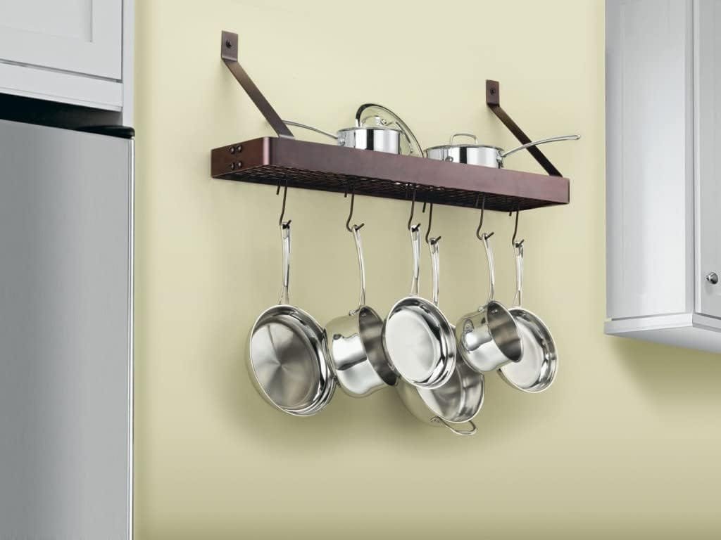 Cuisinart Octagonal Hanging Cookware Rack,Stainless steel