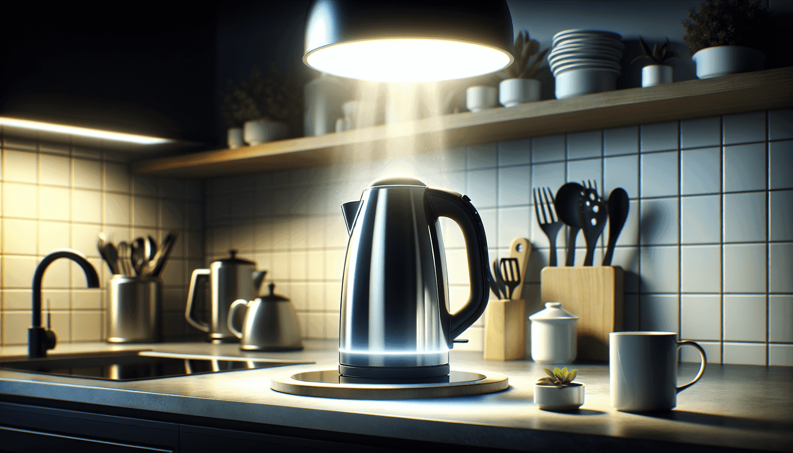 Cuisinart PerfecTemp 1.7-Liter 1500-Watt Stainless Steel Cordless Programmable Kettle with Six Presets, Stay-Cool Handle, and 360-Degree Swivel Power Base With LED display