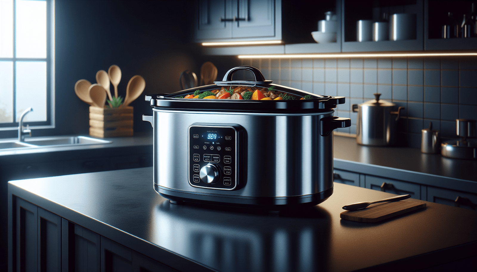 Cuisinart PSC-650FR Stainless Steel 6-1/2-Quart Programmable Slow Cooker (Renewed)