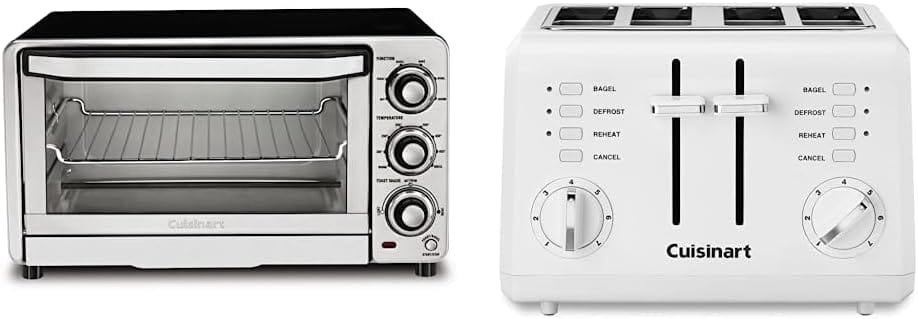 Cuisinart TOB-40N Custom Classic Toaster Oven Broiler, 17 Inch, Black Cuisinart TOB-40N Custom Classic Toaster Oven Broiler, 17 Inch, Black