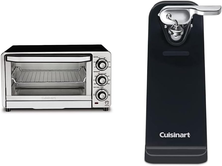 Cuisinart TOB-40N Custom Classic Toaster Oven Broiler, 17 Inch, Black Cuisinart TOB-40N Custom Classic Toaster Oven Broiler, 17 Inch, Black