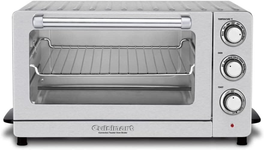 Cuisinart TOB-60N2 Convection Toaster Oven Broiler, 1800-Watt Motor with Wide Temperature Range, Stainless Steel
