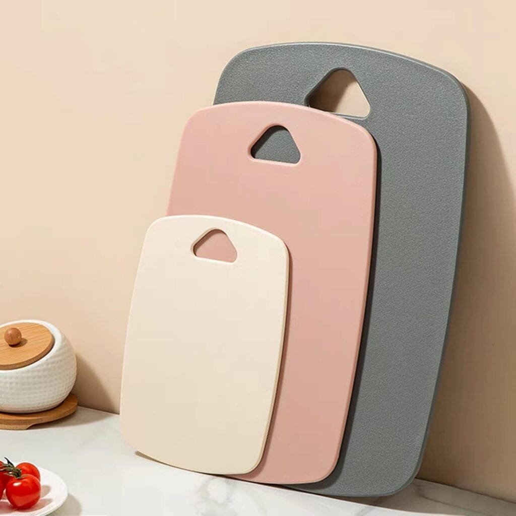 Cutting Boards for Kitchen,Plastic Cutting Board Set of 3, Thick Chopping Boards for Meat, Veggies, Fruits, with Easy Grip Handle,Dishwasher Safe (Pink, 3Pcs) Cutting Boards for Kitchen,Plastic Cutting Board Set of 3, Thick Chopping Boards for Meat, Veggies, Fruits, with Easy Grip Handle,Dishwasher Safe (Pink, 3Pcs)