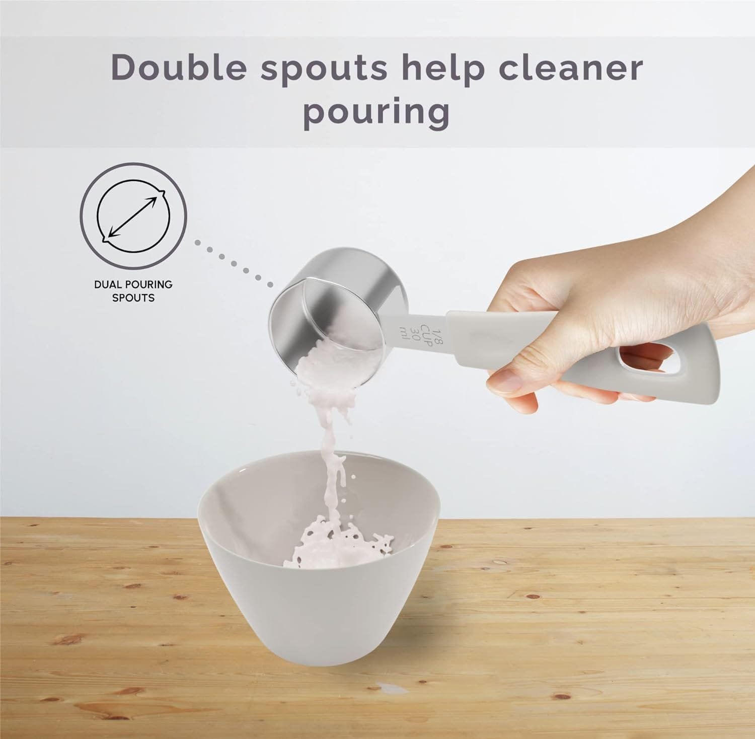 CuttleLab Measuring Cups and Measuring Spoons Set of 14 - Stainless Steel Measuring Cups and Spoons Set, Includes 1/8 Teaspoon Measuring Spoon, 1/8 Cup Measuring Cup, Leveler Dry (14, Farmhouse) CuttleLab Measuring Cups and Measuring Spoons Set of 14 - Stainless Steel Measuring Cups and Spoons Set, Includes 1/8 Teaspoon Measuring Spoon, 1/8 Cup Measuring Cup, Leveler Dry (14, Farmhouse)