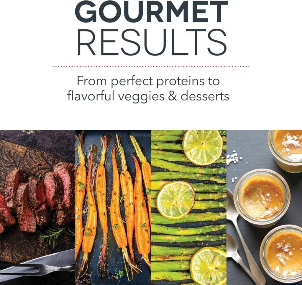 Dash Chef Series Stainless Steel Sous Vide, Temperature Control For Steak/Poultry/Seafood/Vegetables with Timer Vacuum Bags + Pump Included, 8.5 Quart Dash Chef Series Stainless Steel Sous Vide, Temperature Control For Steak/Poultry/Seafood/Vegetables with Timer Vacuum Bags + Pump Included, 8.5 Quart