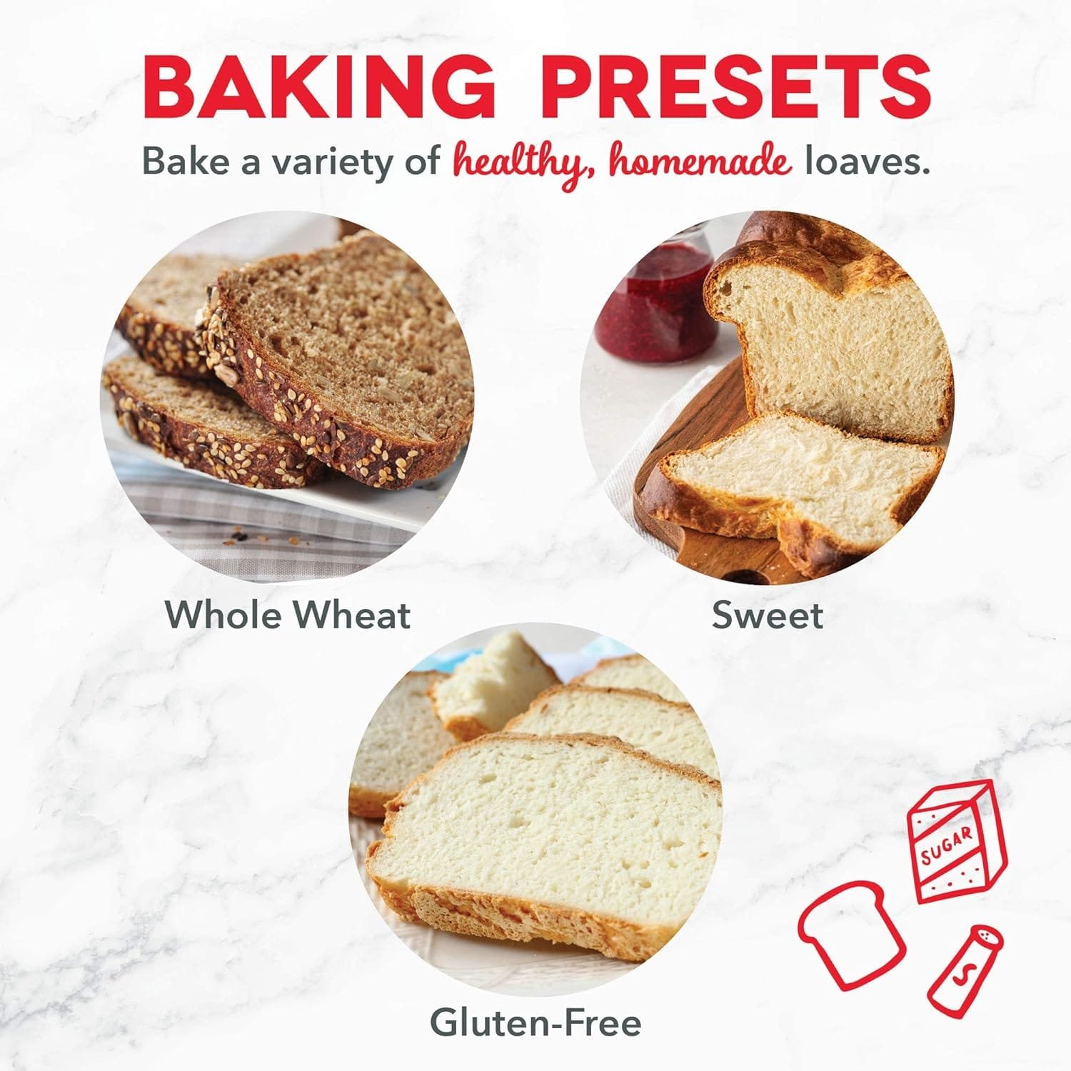 Dash Everyday Stainless Steel Bread Maker, Up to 1.5lb Loaf, Programmable, 12 Settings + Gluten Free Automatic Filling Dispenser - Black Dash Everyday Stainless Steel Bread Maker, Up to 1.5lb Loaf, Programmable, 12 Settings + Gluten Free Automatic Filling Dispenser - Black